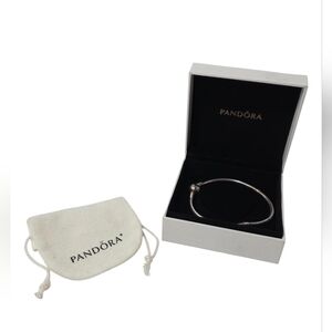 Pandora Retired Disney Moments Mickey Mouse Snake Chain Bracelet